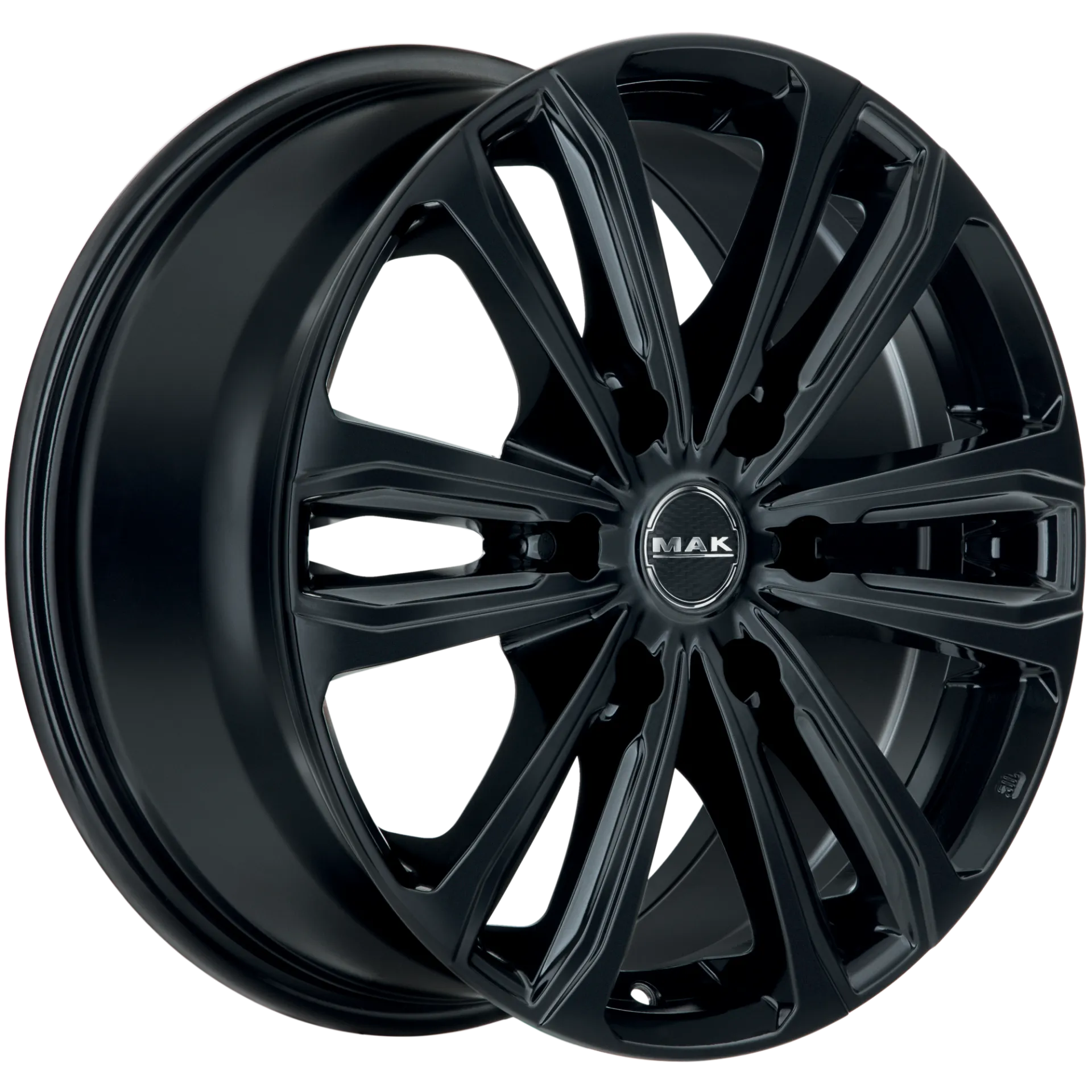 Jante MAK SAFARI 6 - GLOSS BLACK 7.5x17 6X139.7 ET 48 CB 92.3
