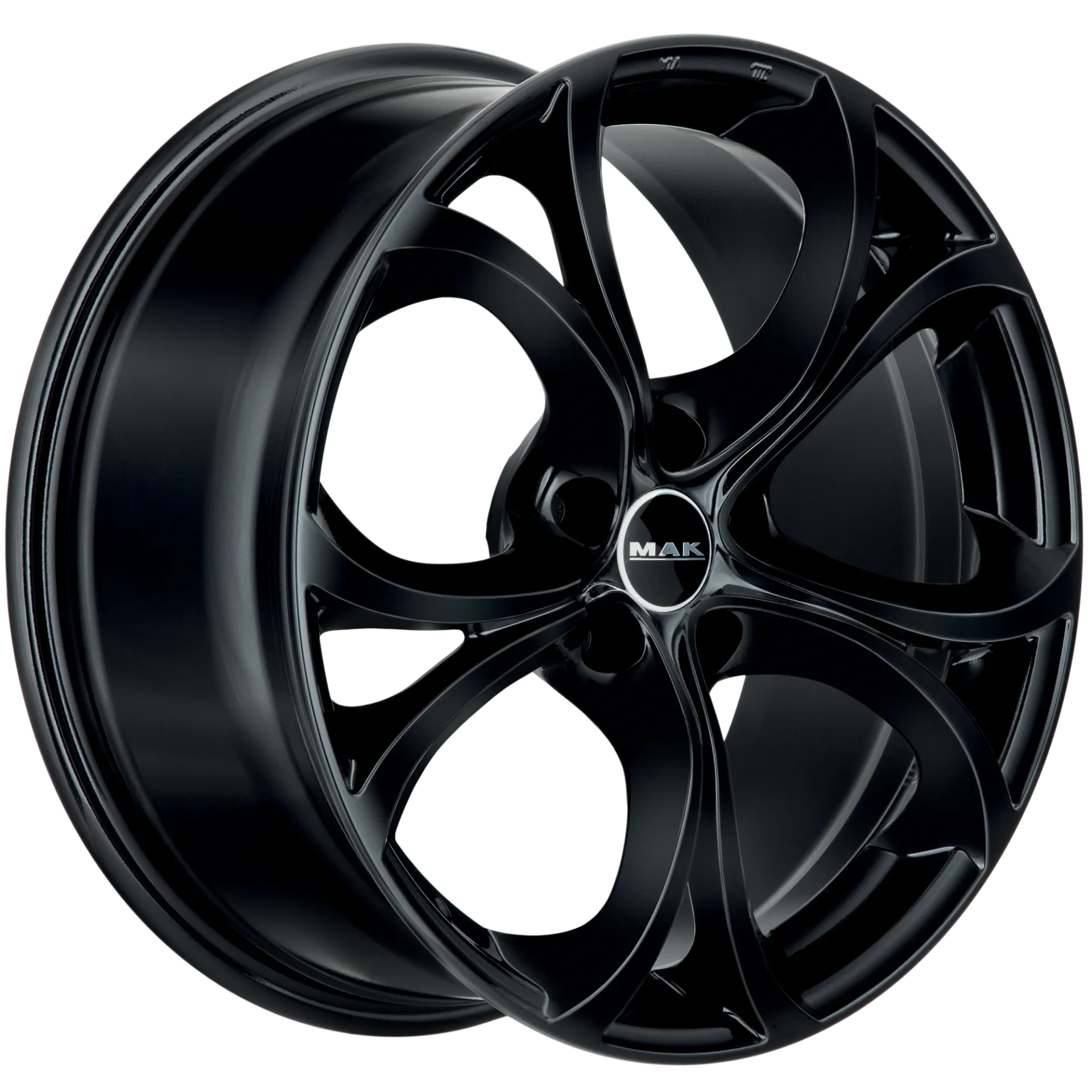 Jante MAK LARIO - GLOSS BLACK 8x18 5X110 ET 41 CB 65.1
