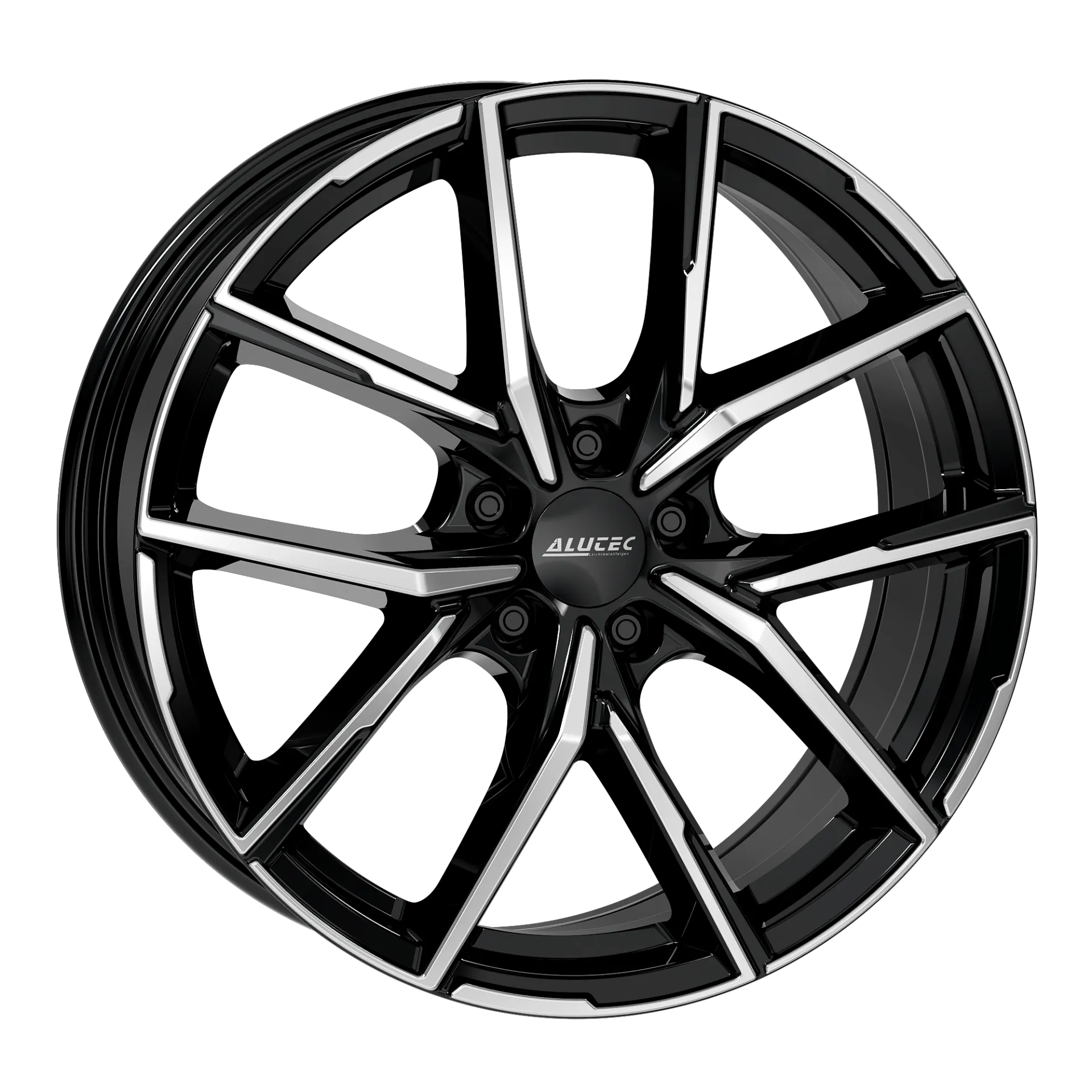 Jante ALUTEC Aveleno - diamond-black frontpolished 8x18 5X112 ET 29 CB 66.5