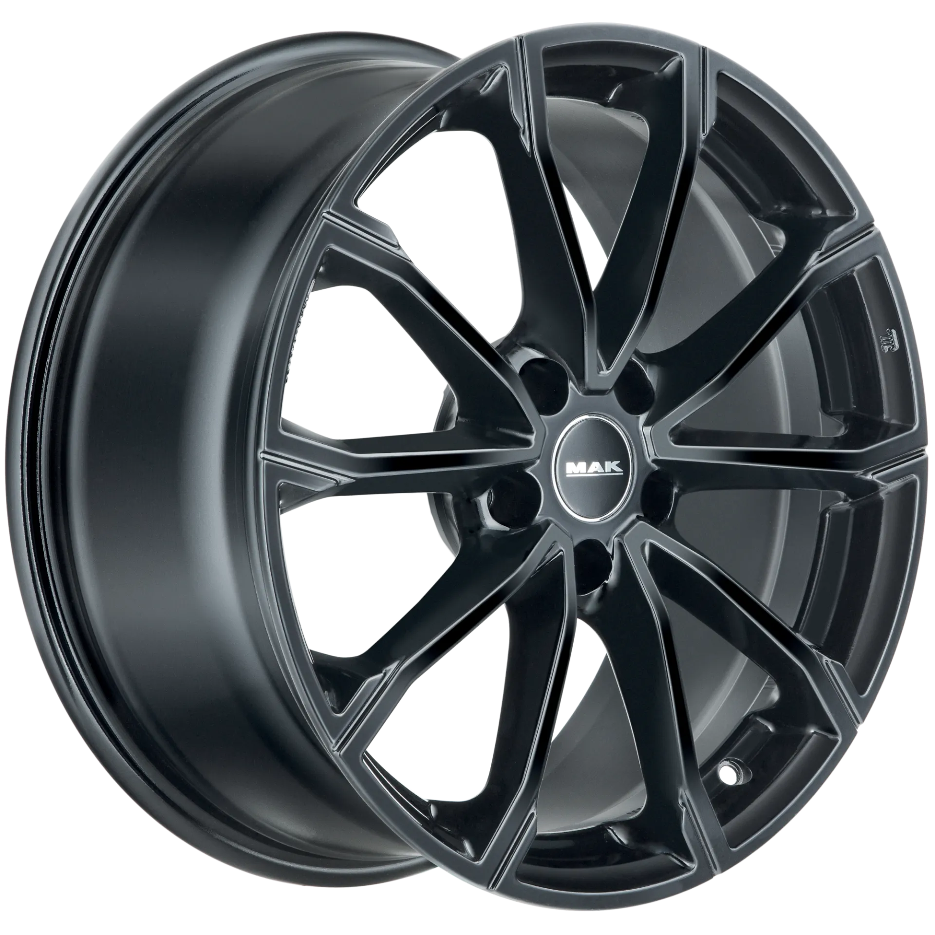 Jante MAK DaVinci - GLOSS BLACK 7x18 4X100 ET 43 CB 60.1