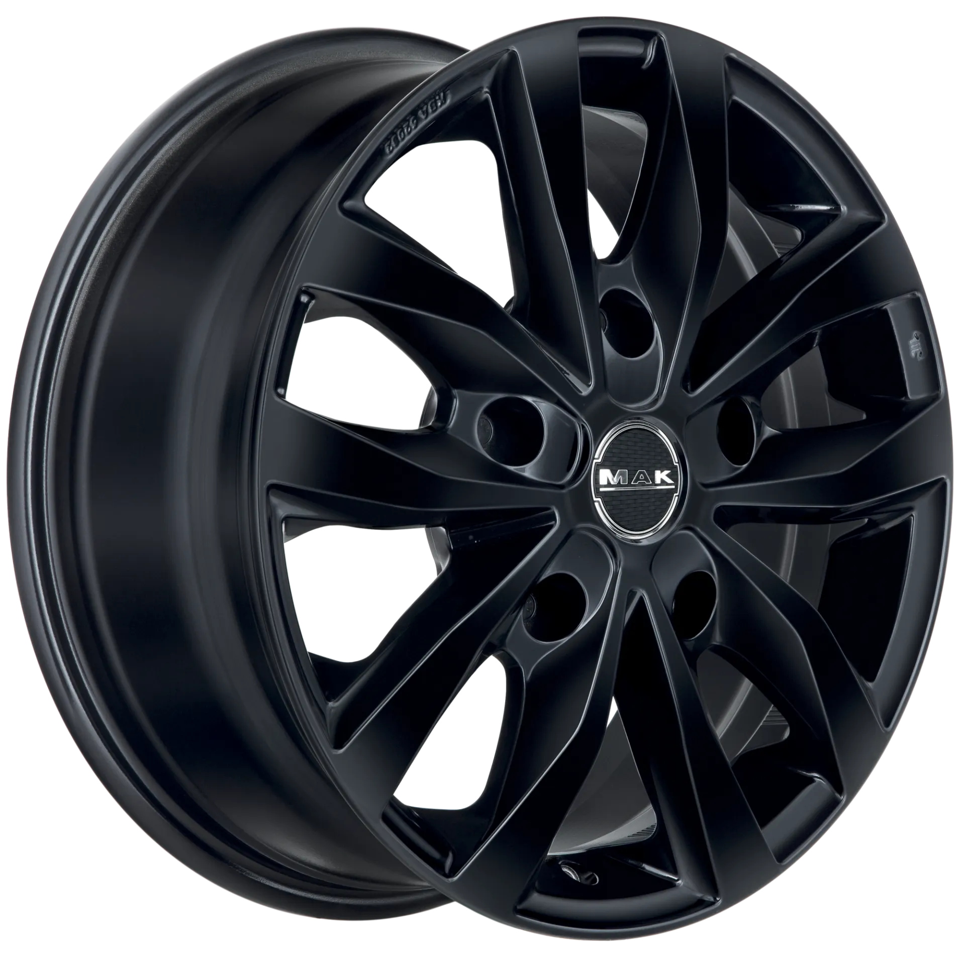 Jante MAK LOAD 5 - GLOSS BLACK 6.5x16 5X118 ET 47 CB 71.1
