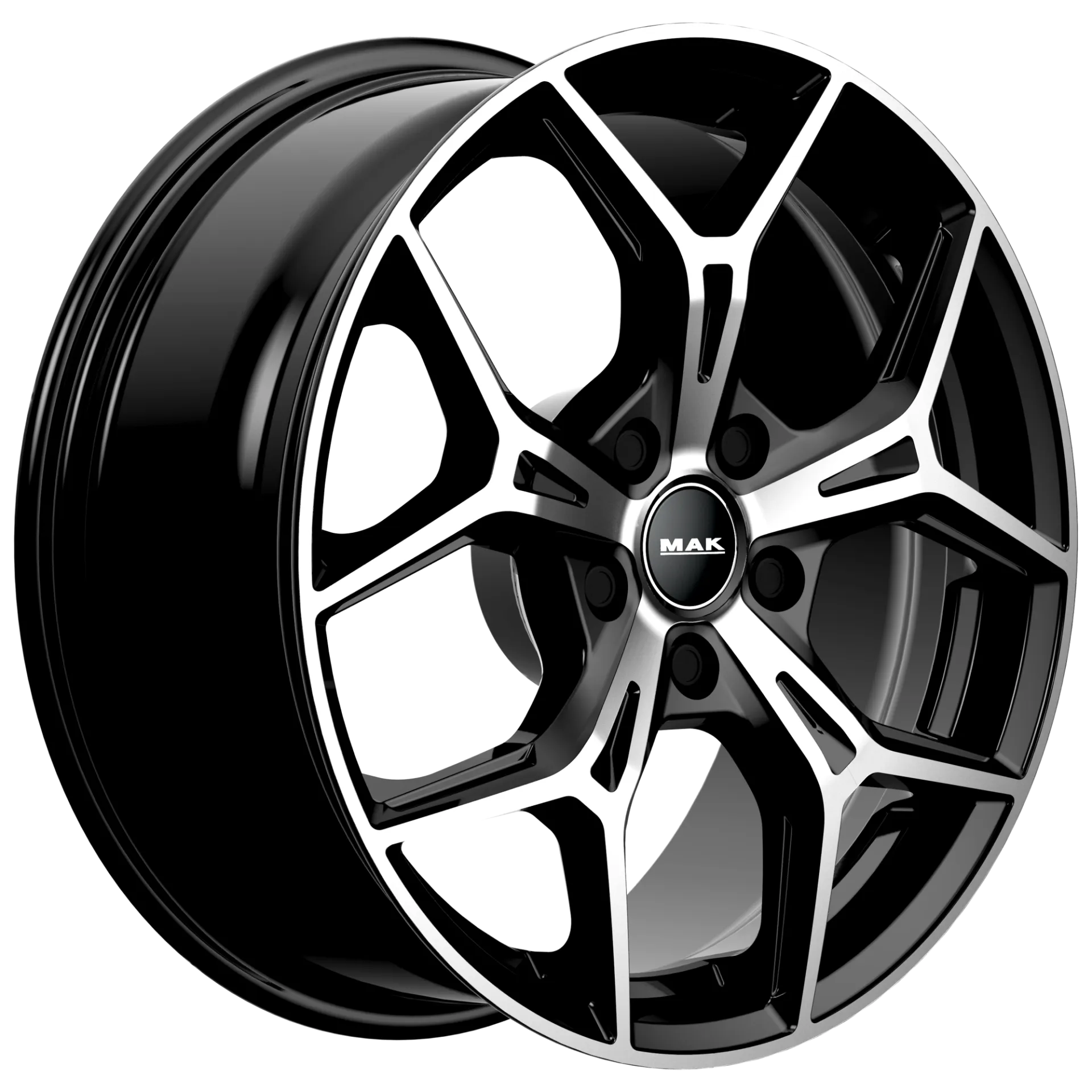 Jante MAK EPICA - BLACK MIRROR 7.5x18 5X112 ET 46 CB 57.1