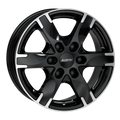 Jante ALUTEC TITAN - DIAMANT-SCHWARZ-FRONTPOLIERT 8x18 6X114.3 ET 45 CB 66,1