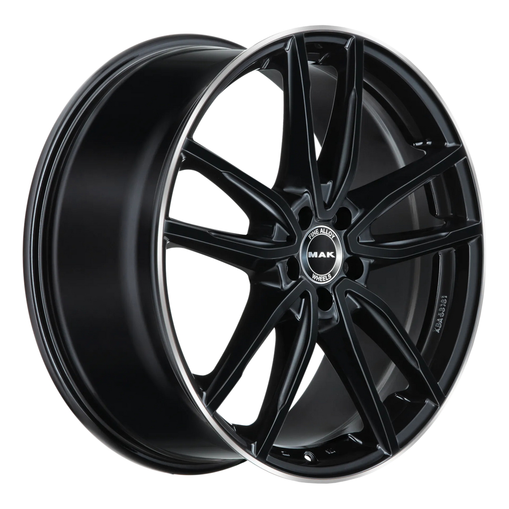 Jante MAK EVO - GLOSS BLACK MIRROR RING 10x21 5X112 ET 52 CB 66.6