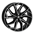 Jante ALUTEC ADX.02 - DIAMANT-SCHWARZ-FRONTPOLIERT 8x19 5X108 ET 48 CB 63,4