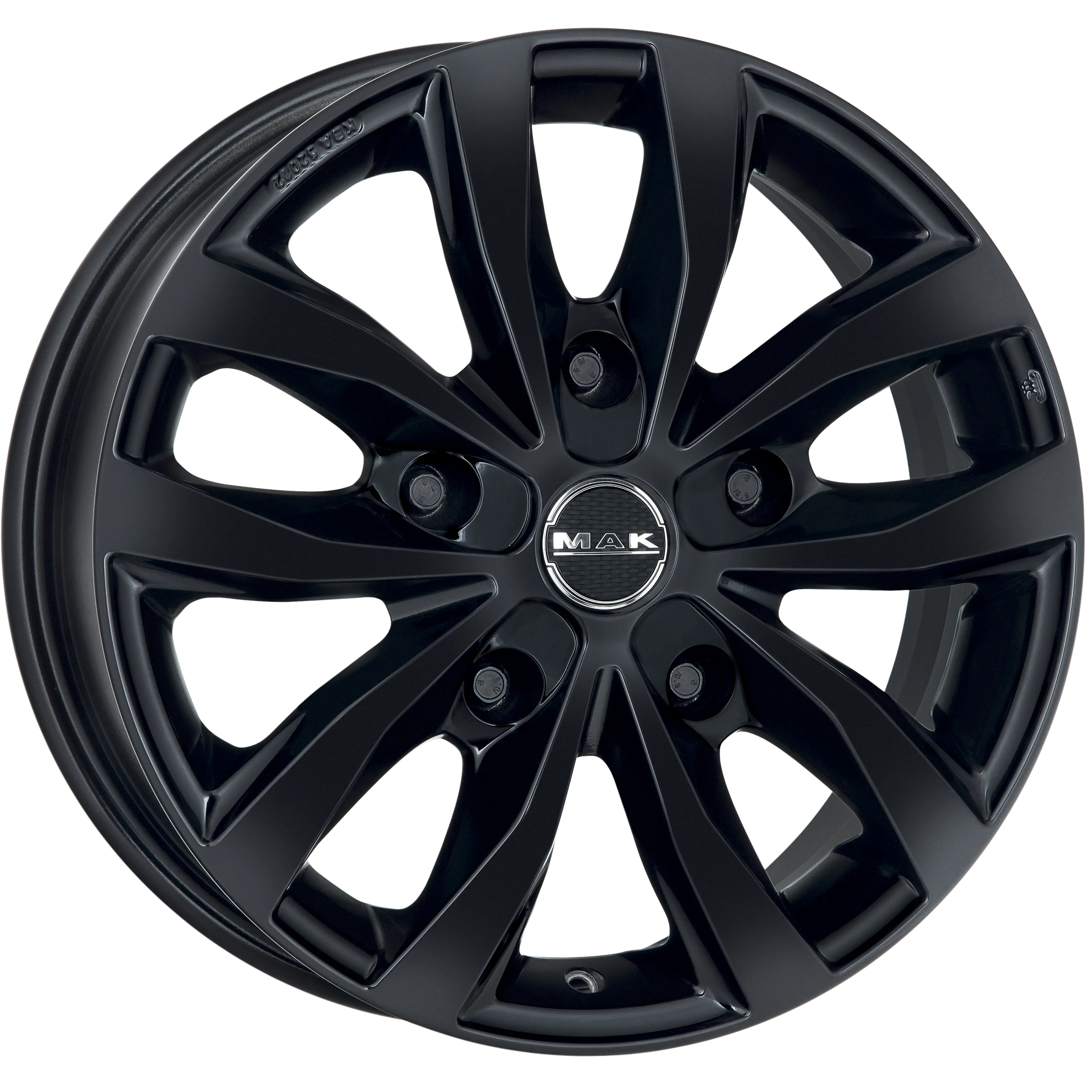 Jante MAK LOAD 5 3 - GLOSS BLACK 6.5x16 5X160 ET 60 CB 65.1