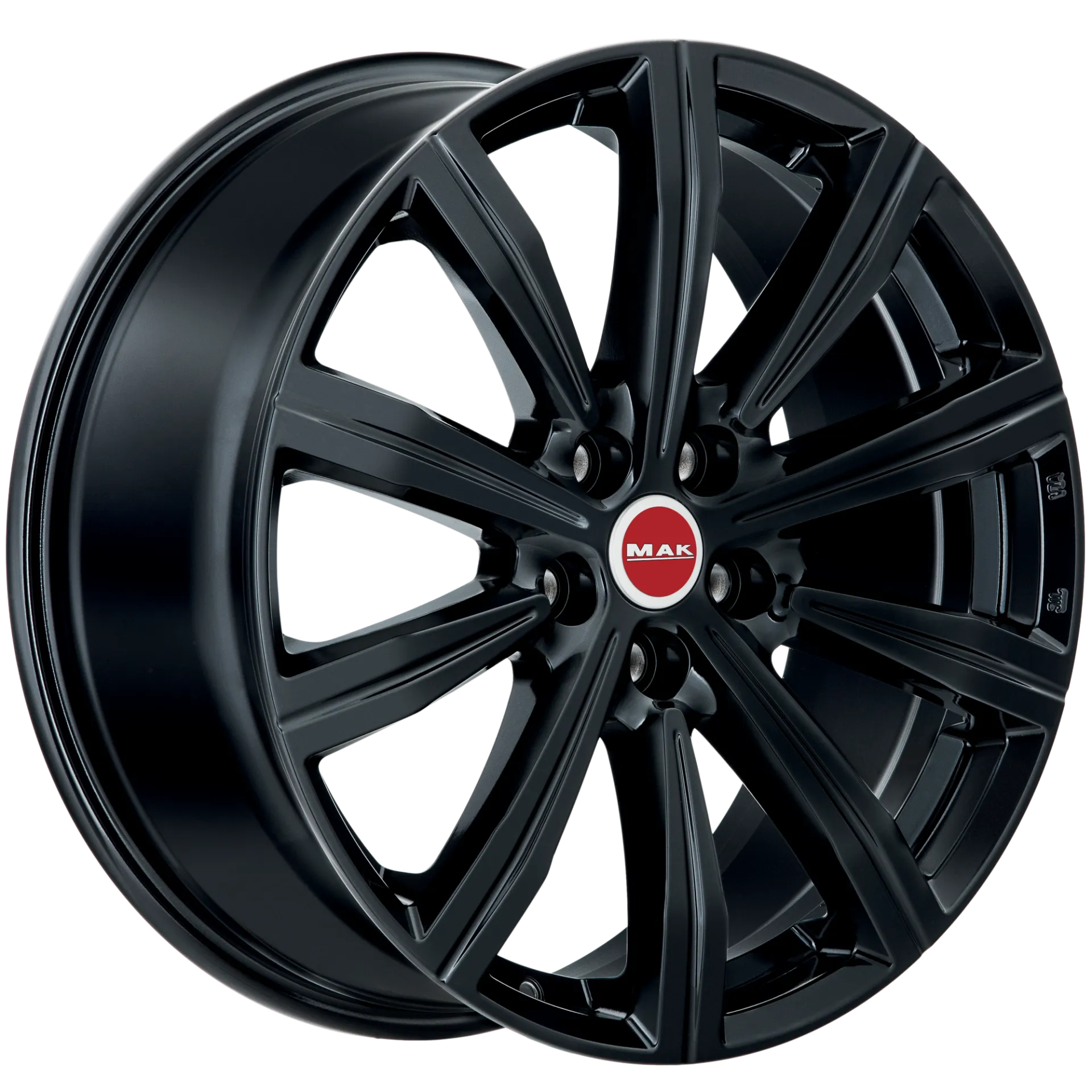 Jante MAK BIRMINGHAM - GLOSS BLACK 8.5x20 5X108 ET 40 CB 63.4