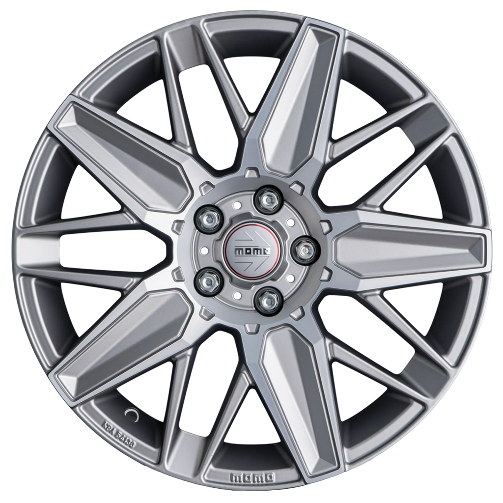 Jante MOMO Evoluzione - Matt Titan Silver Polished 8x18 5X114.3 ET 42 CB 72.3