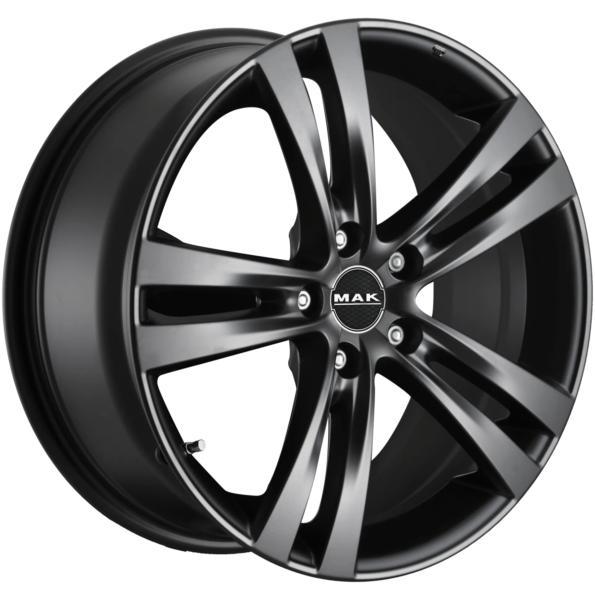Jante MAK ZENITH - MATT BLACK 6.5x16 5X114.3 ET 40 CB 76