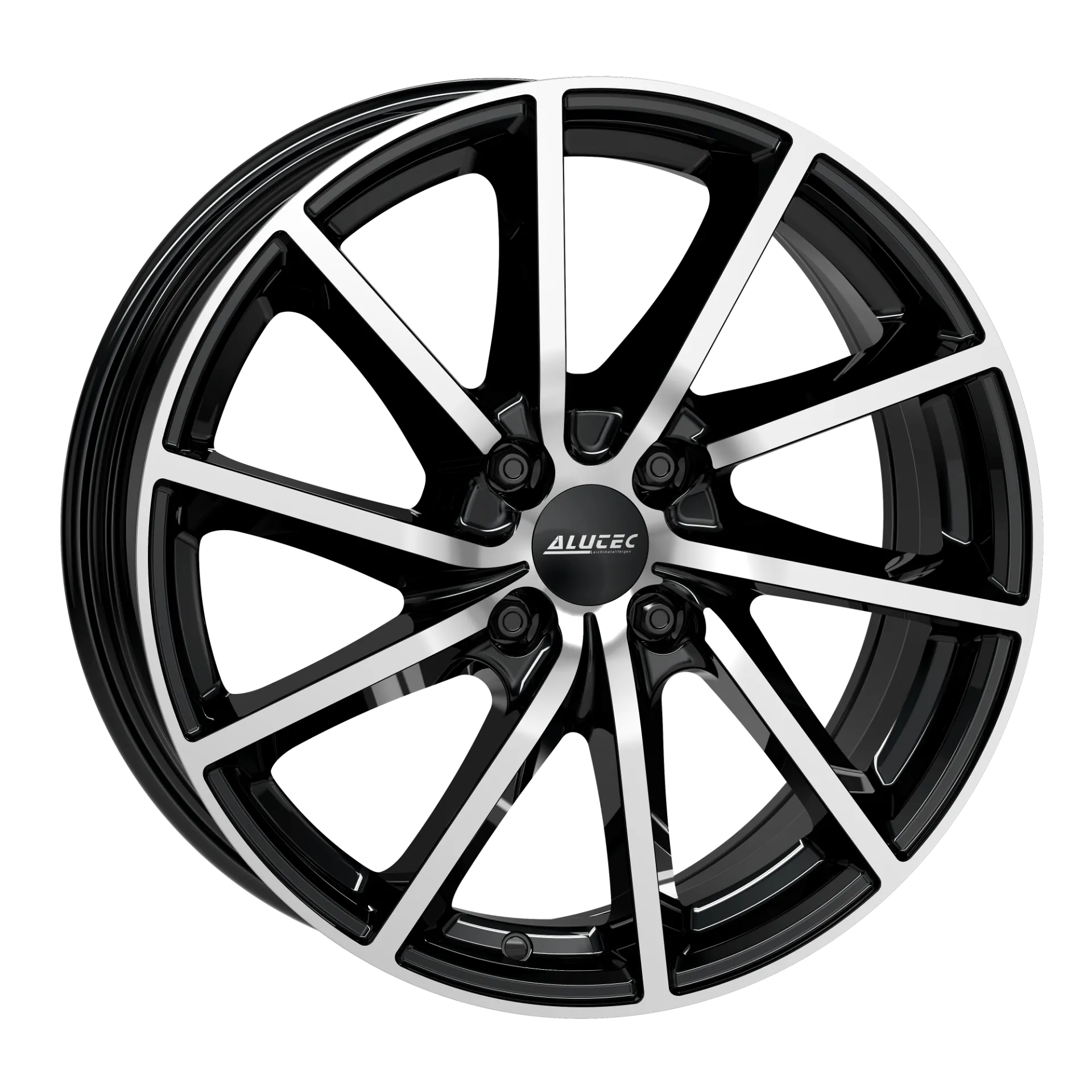 Jante ALUTEC SINGA - DIAMANT-SCHWARZ-FRONTPOLIERT 6x15 4X100 ET 39 CB 56,6