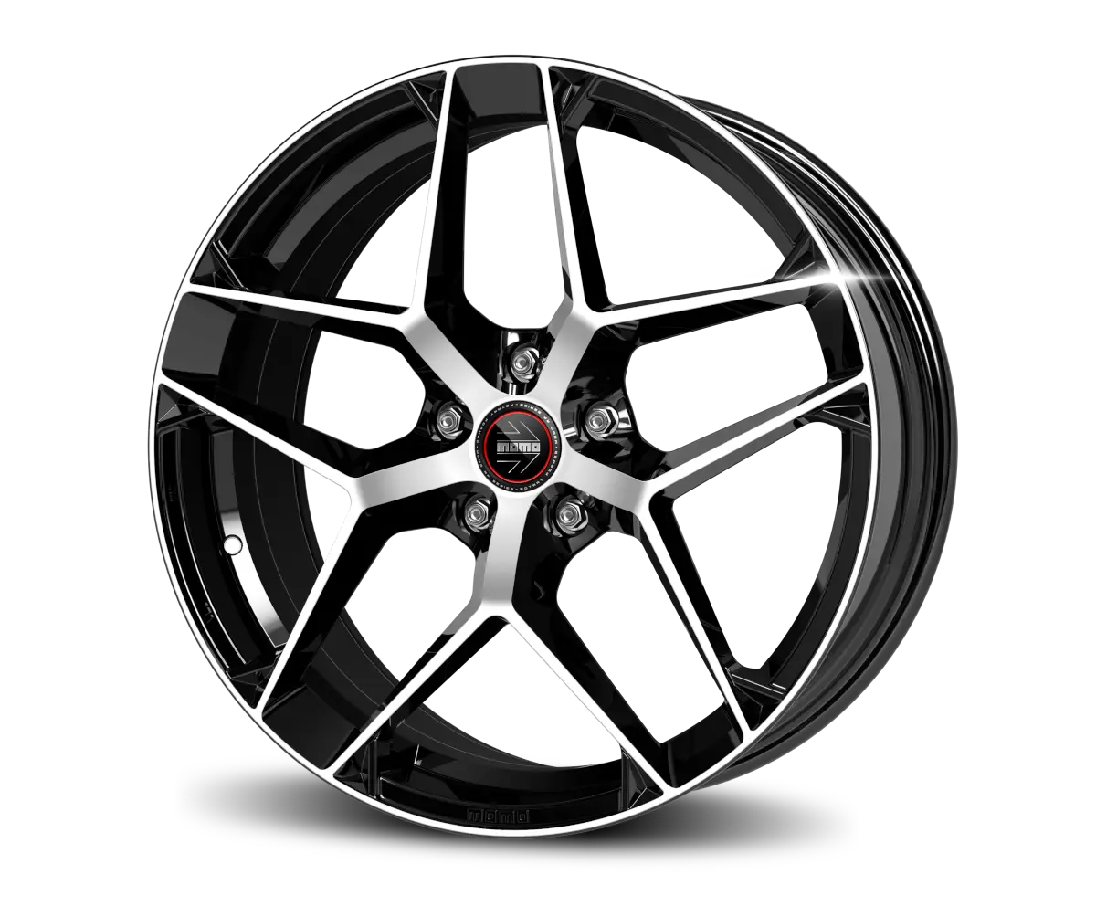 Jante MOMO RF-07 - GLOSSY BLACK POLISHED 8.5x20 5X114.3 ET 40 CB 72.3