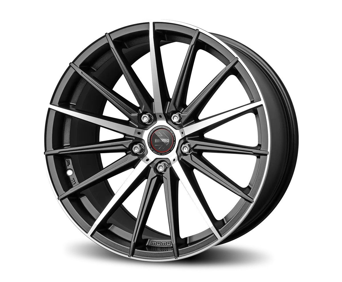 Jante MOMO RF-05 - Matt Graphite Polished 8.5x19 5X112 ET 47 CB 66.6