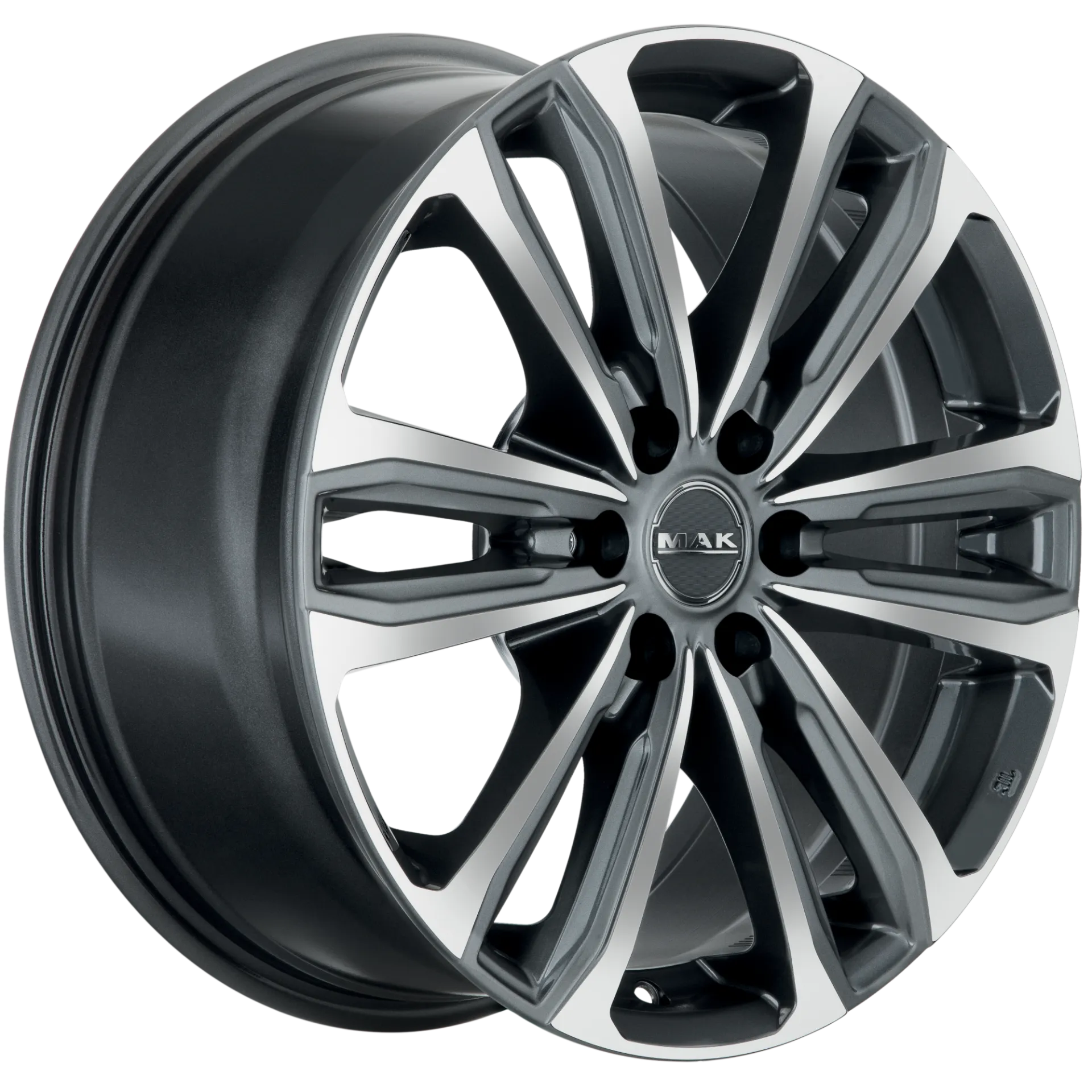 Jante MAK SAFARI 6 - GUN MET-MIRROR FACE 8.5x20 6X139.7 ET 30 CB 100.1