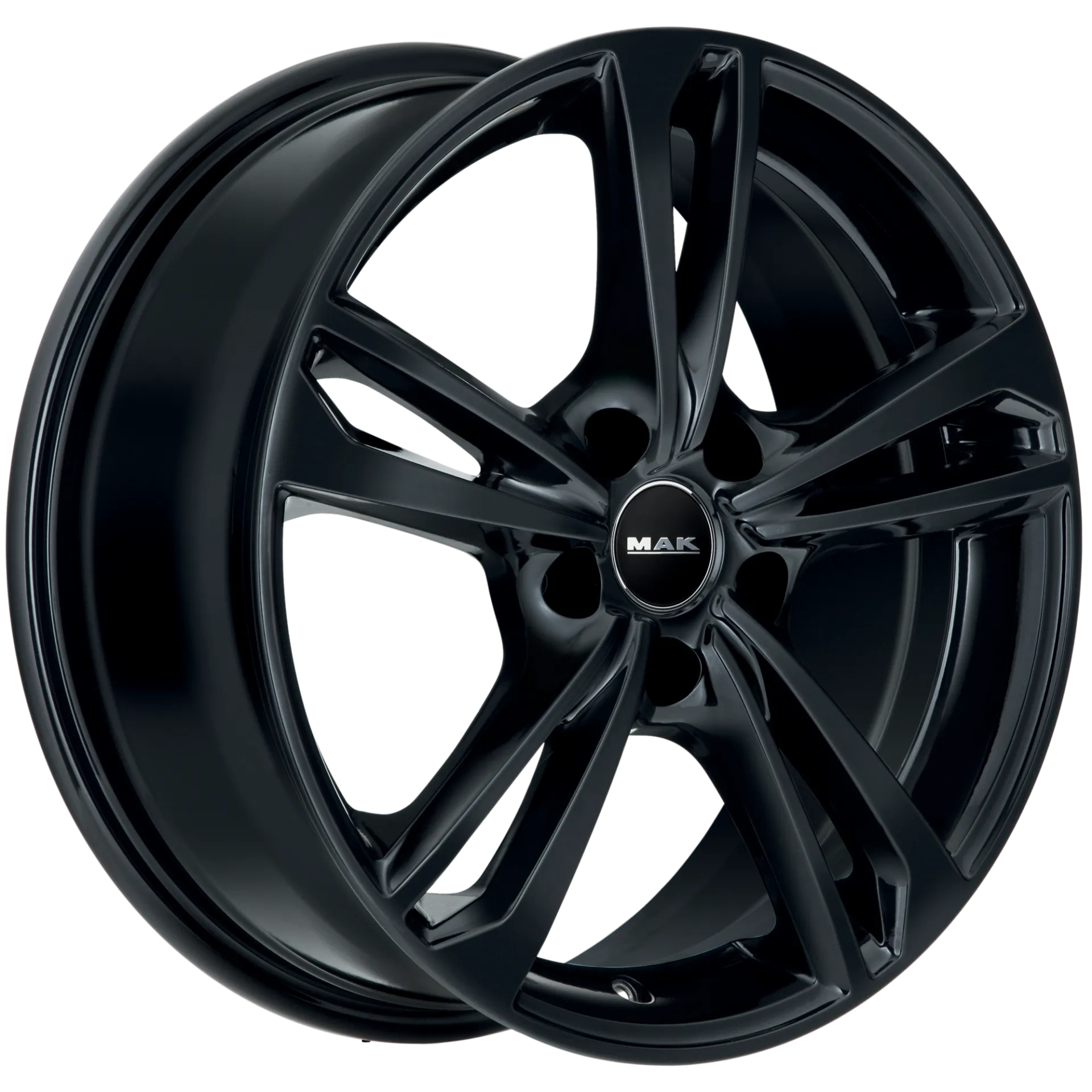Jante MAK EMBLEMA - GLOSS BLACK 6.5x16 5X110 ET 35 CB 65.1