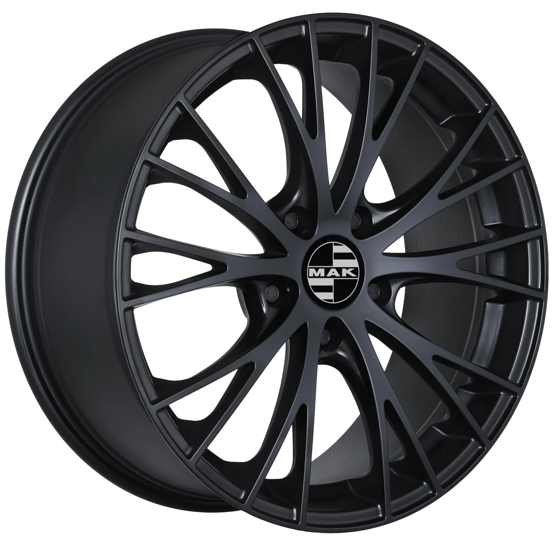 Jante MAK RENNEN - MATT BLACK 8.5x19 5X130 ET 52 CB 71.6