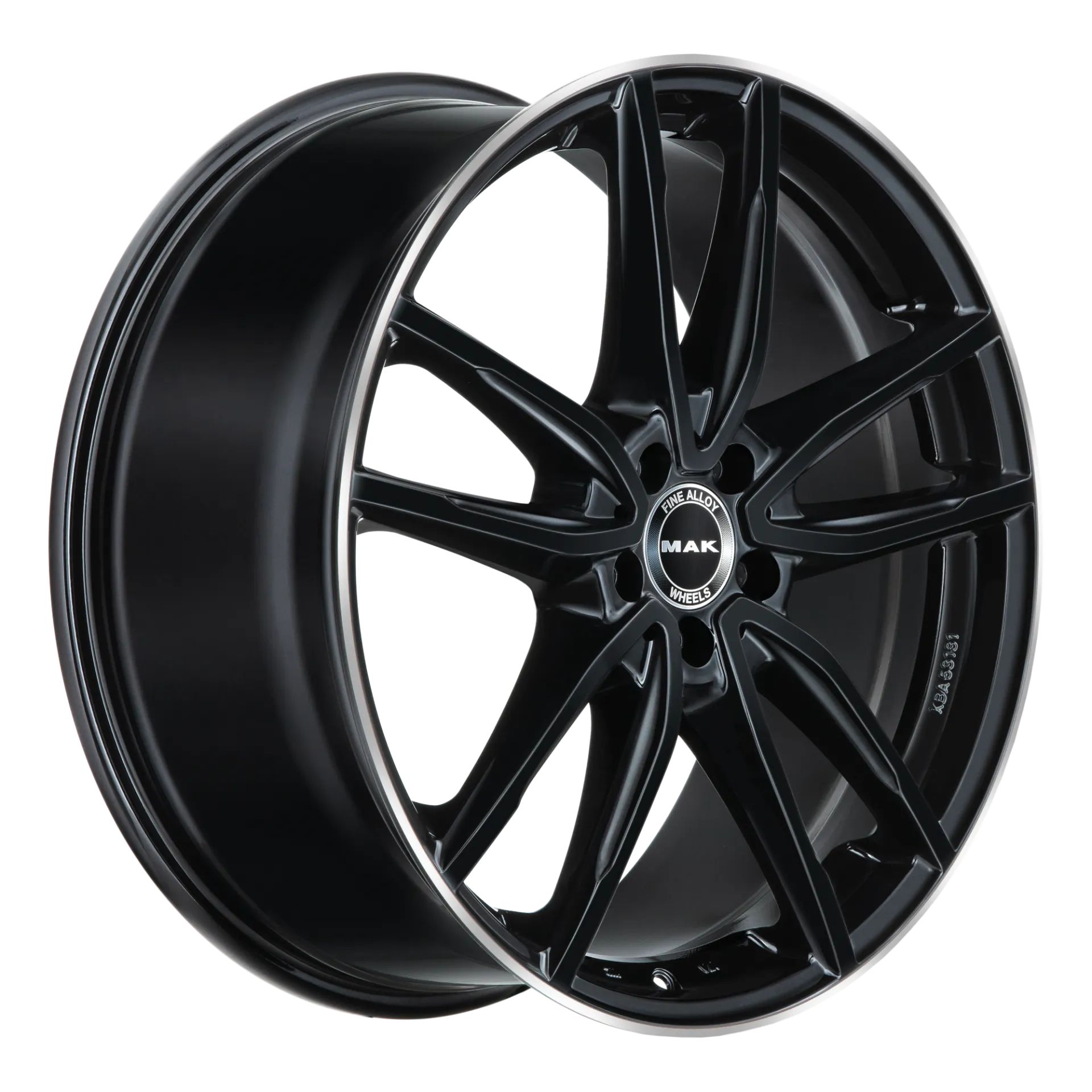 Jante MAK EVO - GLOSS BLACK MIRROR RING 8x19 5X112 ET 38 CB 66.6