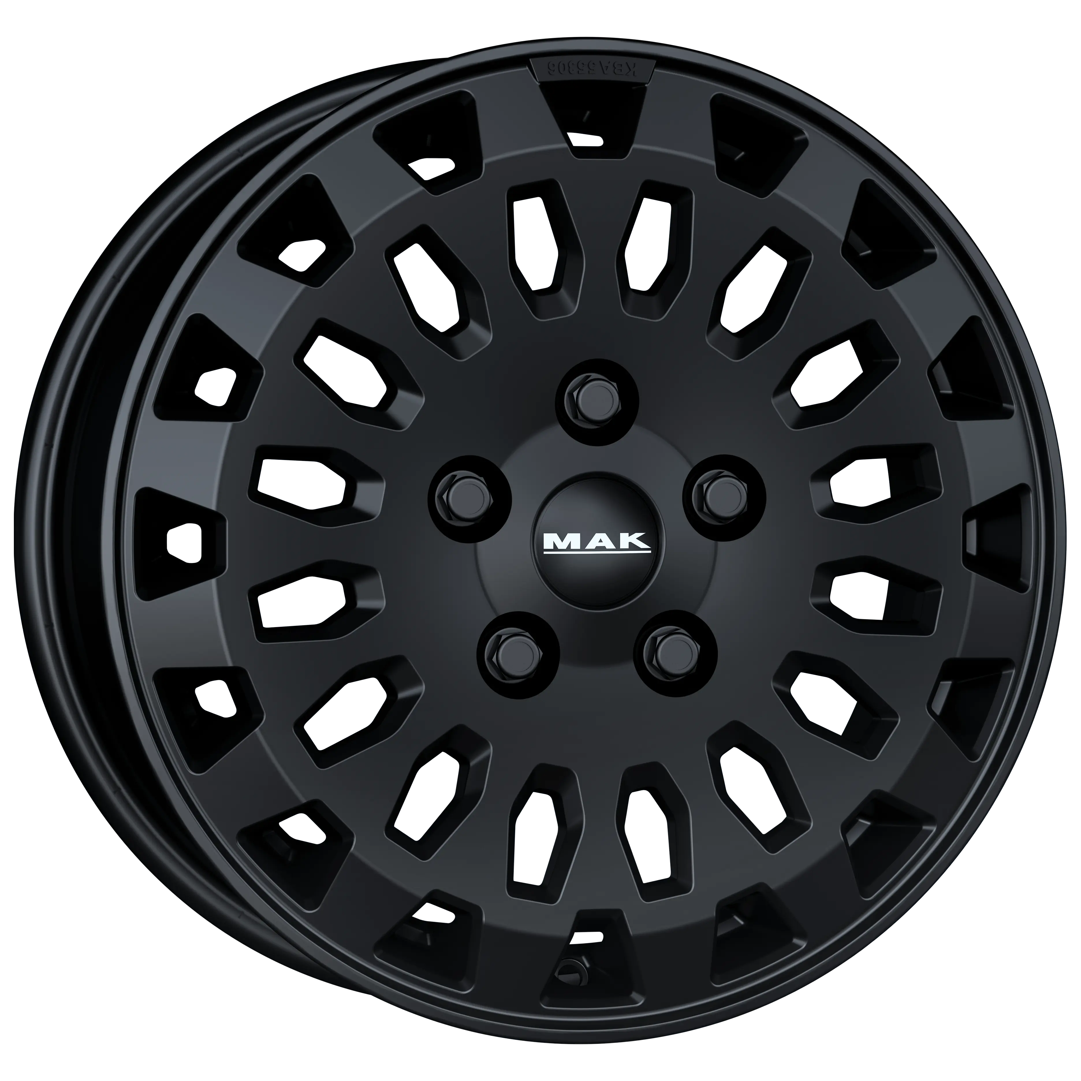 Jante MAK OVERLAND 3 - MATT BLACK 6.5x16 5X160 ET 59 CB 65.1