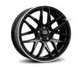 Jante MOMO Competizione - Glossy Black Polished 7.5x17 5X110 ET 33 CB 65.1