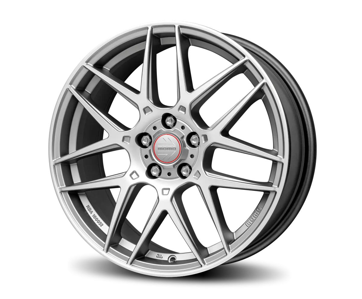 Jante MOMO COMPETIZIONE - TITAN-SILVER POLISHED 8.5x20 5X108 ET 42 CB 72.3