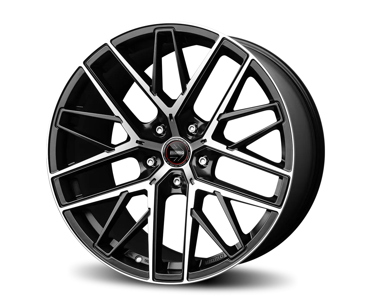 Jante MOMO RFX-01 - Matt Black Polished 11.5x21 5X112 ET 40 CB 66.6