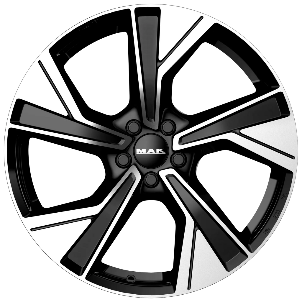 Jante MAK MALMOE - BLACK MIRROR 8x19 5X108 ET 48.5 CB 63.4