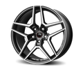 Jante MOMO RF-06 - Matt Black Polished 8.5x20 5X112 ET 40 CB 66.6
