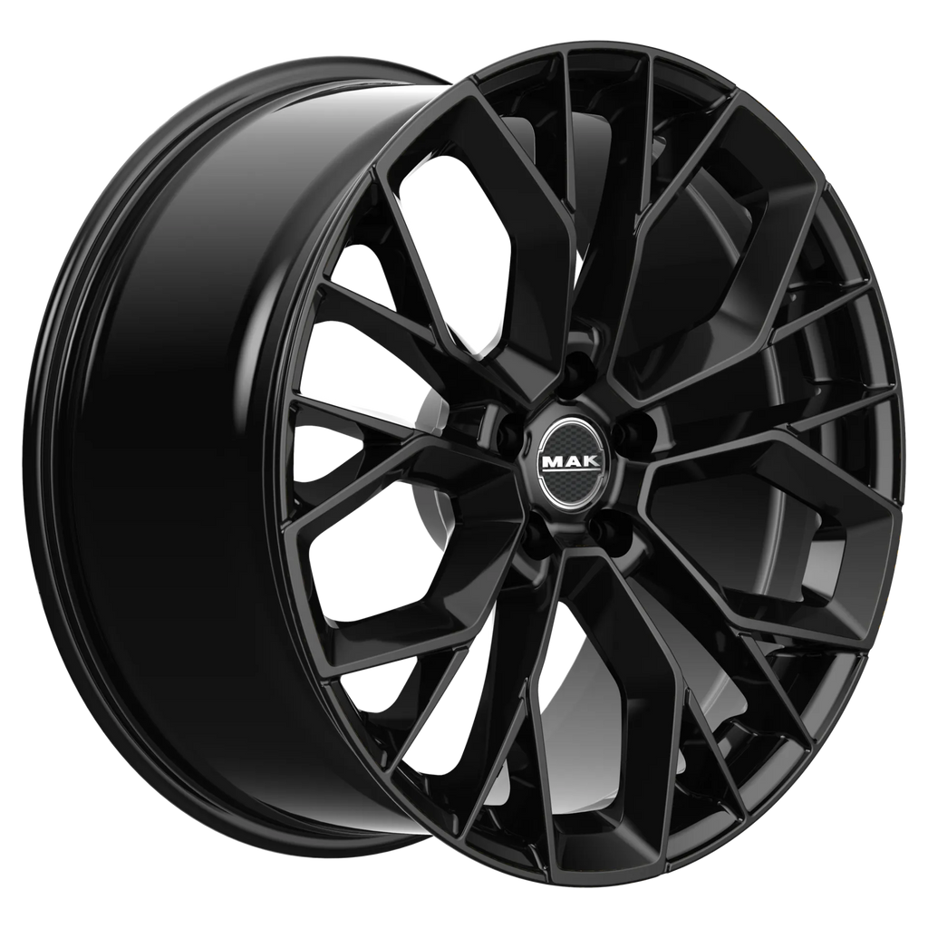 Jante MAK STILO-D - GLOSS BLACK 9.5x19 5X108 ET 48 CB 63.4