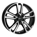 Jante ALUTEC Tormenta - diamond-black frontpolished 8x18 5X108 ET 42 CB 63.4
