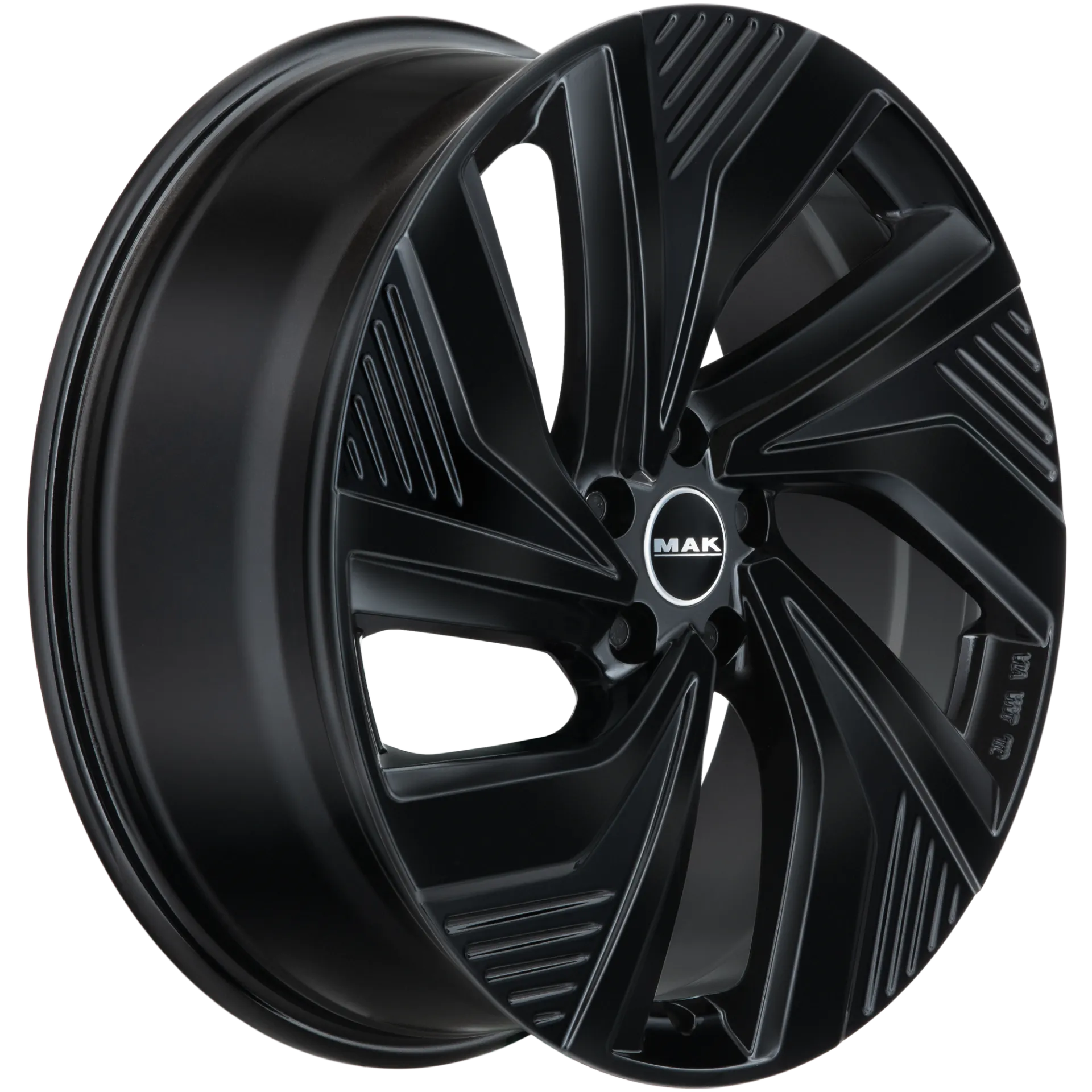 Jante MAK ELECTRA - GLOSS BLACK 7x19 5X108 ET 47.5 CB 63.4