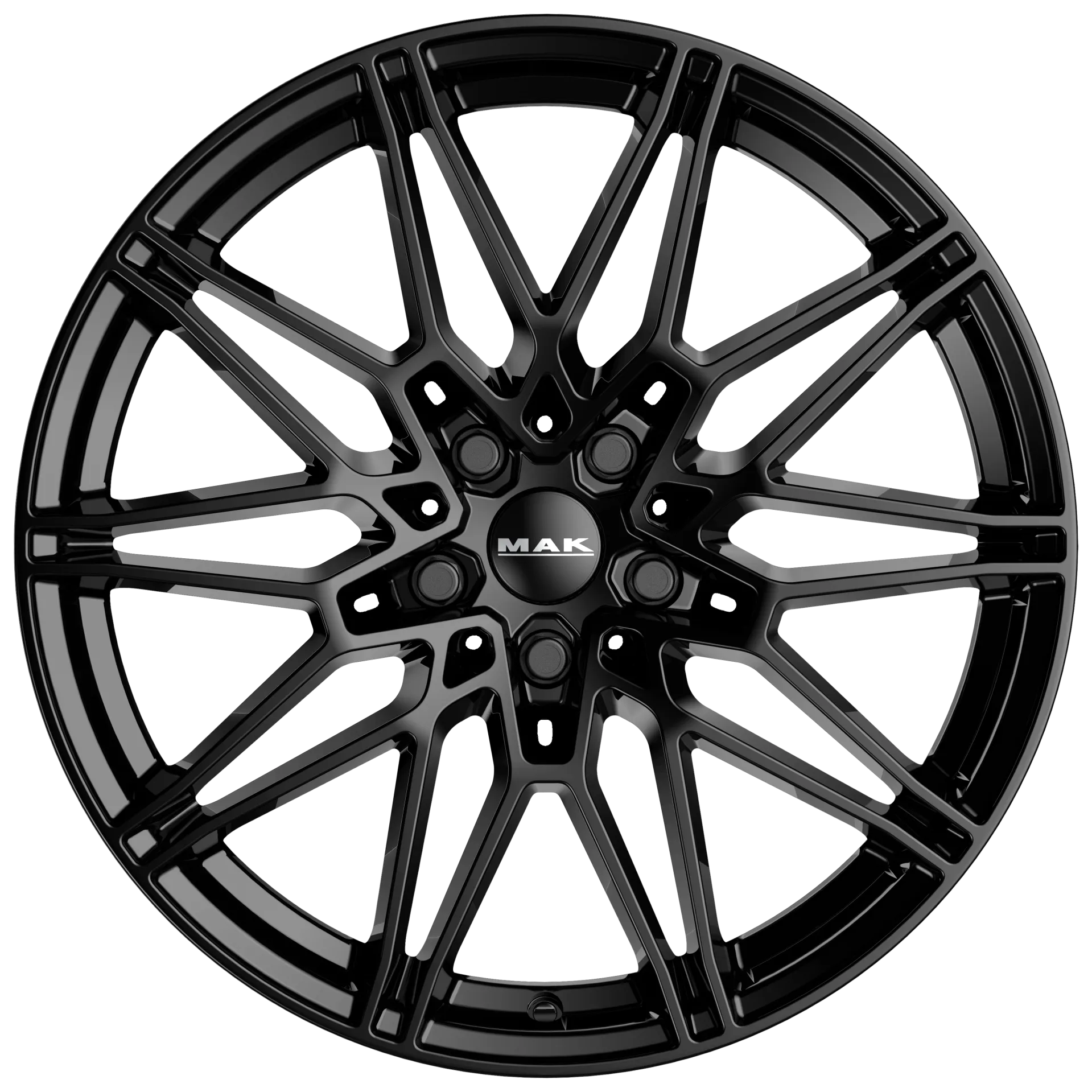 Jante MAK KOENIG - GLOSS BLACK 8.5x19 5X112 ET 25 CB 66.6