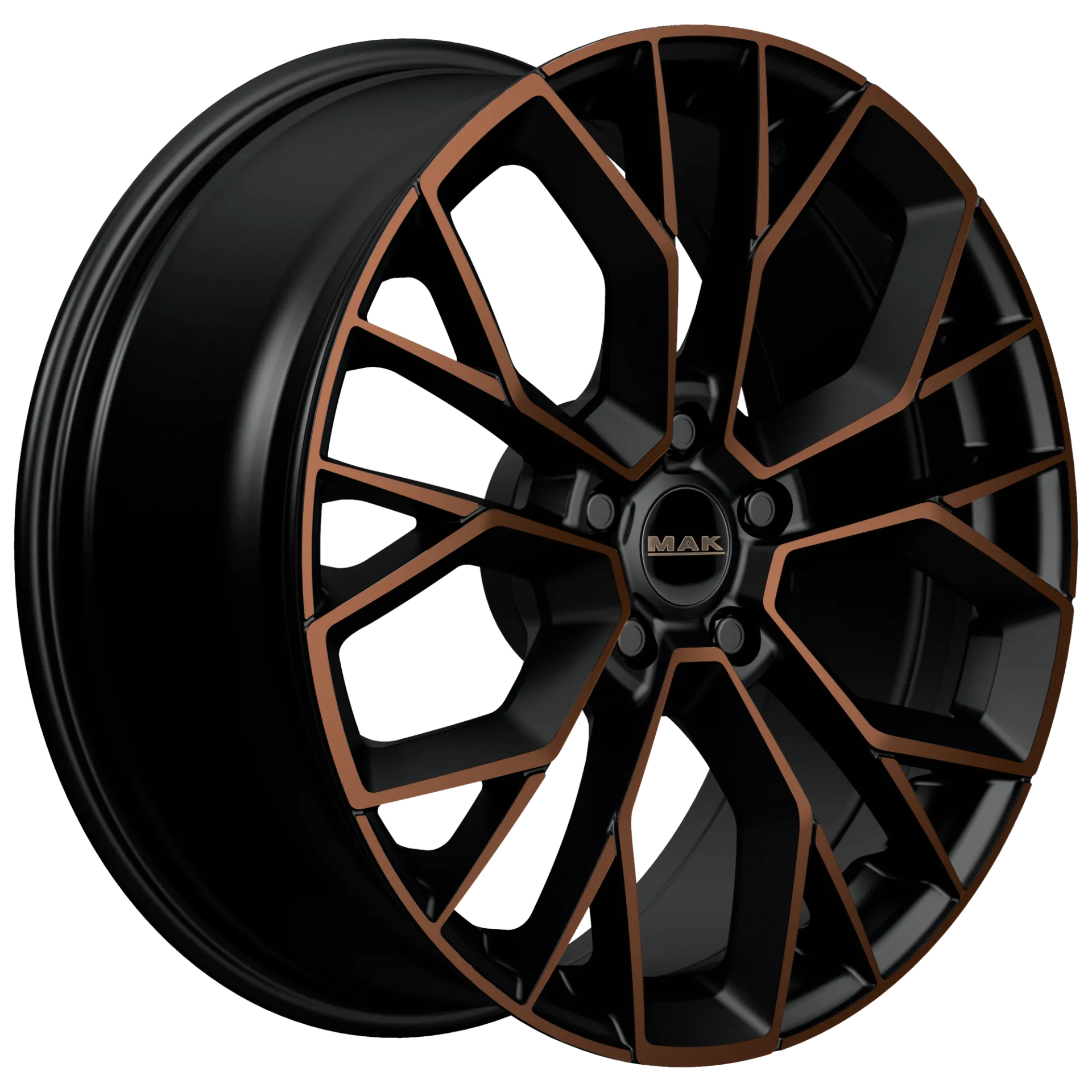 Jante MAK STILO - BLACK & BRONZE 8.5x19 5X112 ET 40 CB 66.45
