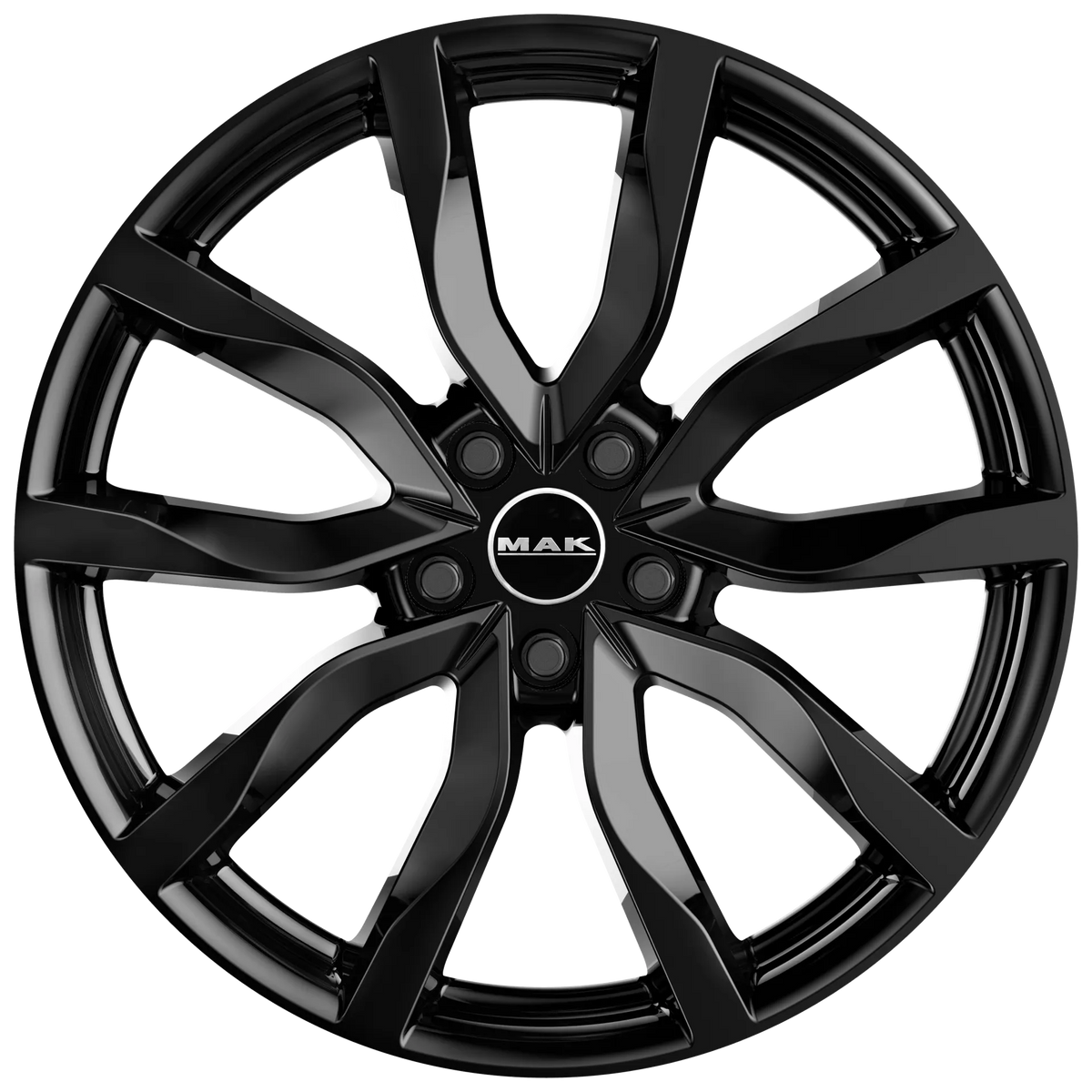 Jante MAK HIGHLANDS - GLOSS BLACK 9x18 5X120 ET 48 CB 72.6