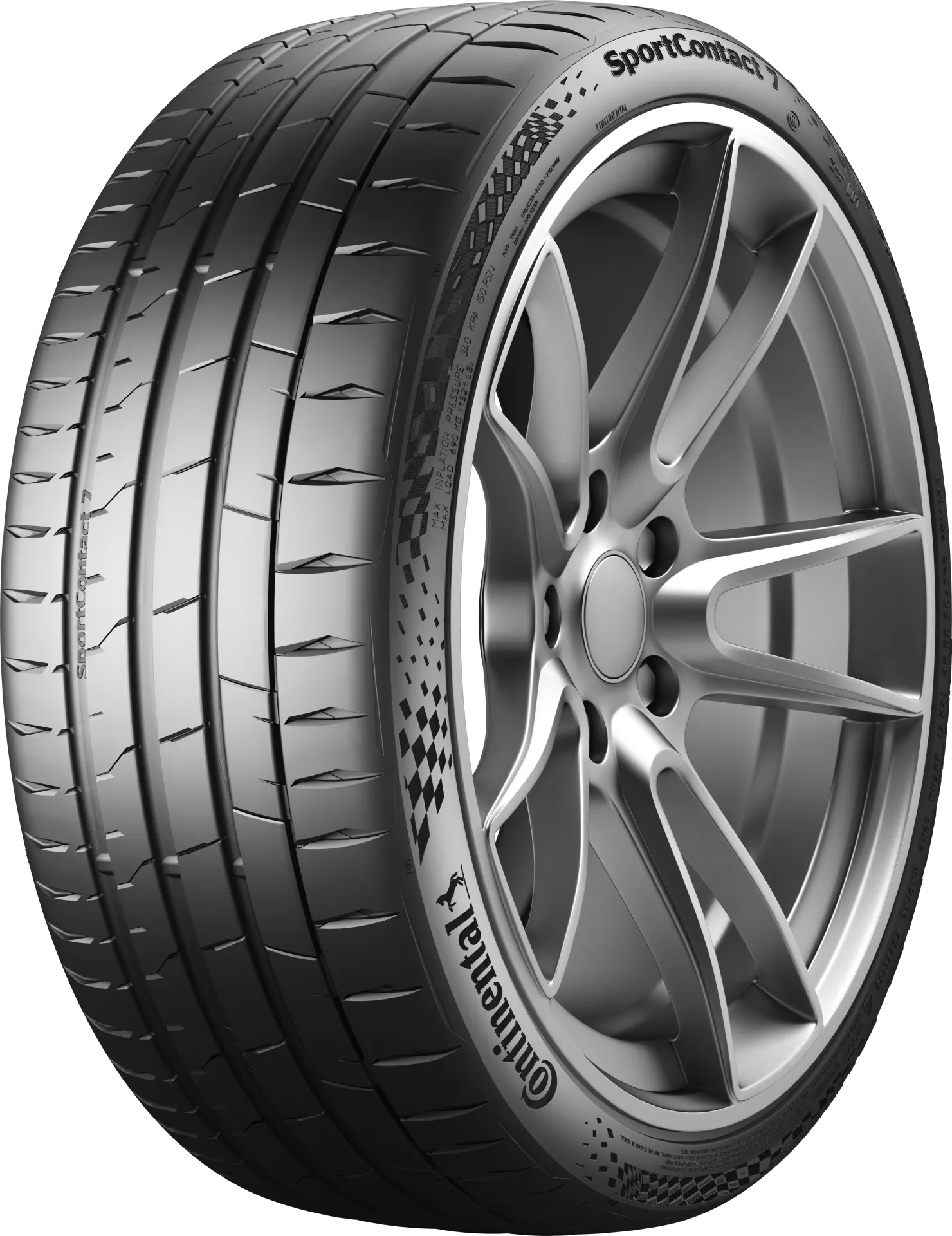 Anvelope vara 275/40R20 CONTINENTAL SportContact 7 106Y XL (C,A,73) DOT 2023