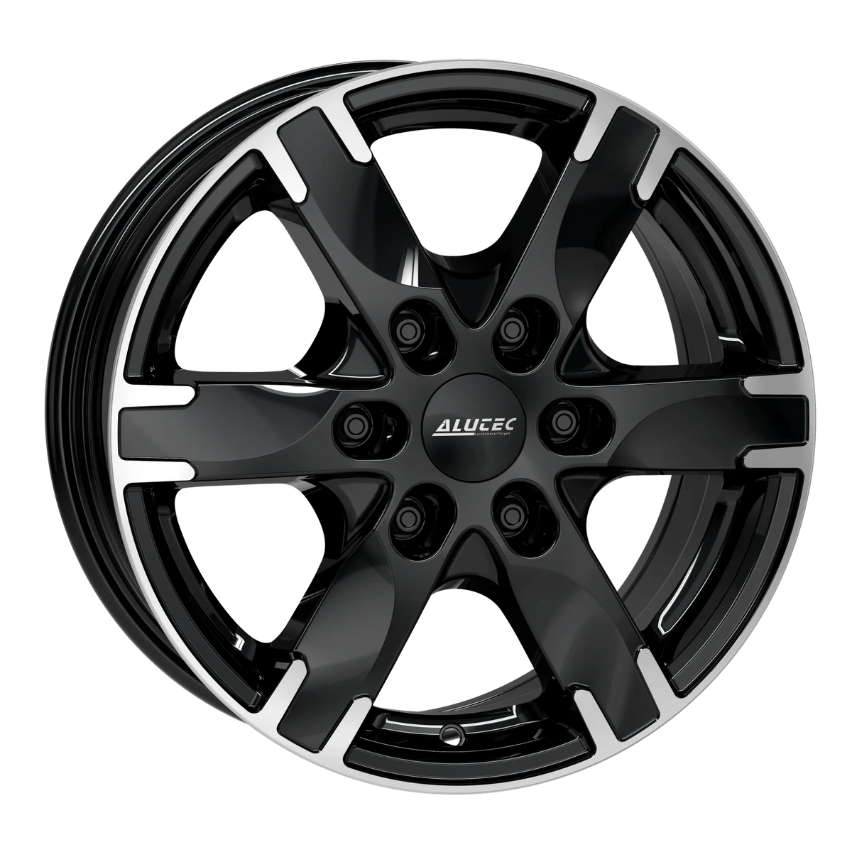 Jante ALUTEC TITAN - DIAMANT-SCHWARZ-FRONTPOLIERT 7.5x17 6X139.7 ET 30 CB 106.1