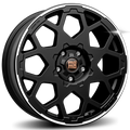 Jante MOMO HEAVY DUTY - MATT BLACK POLISHED 8.5x20 5X114.3 ET 35 CB 72.3