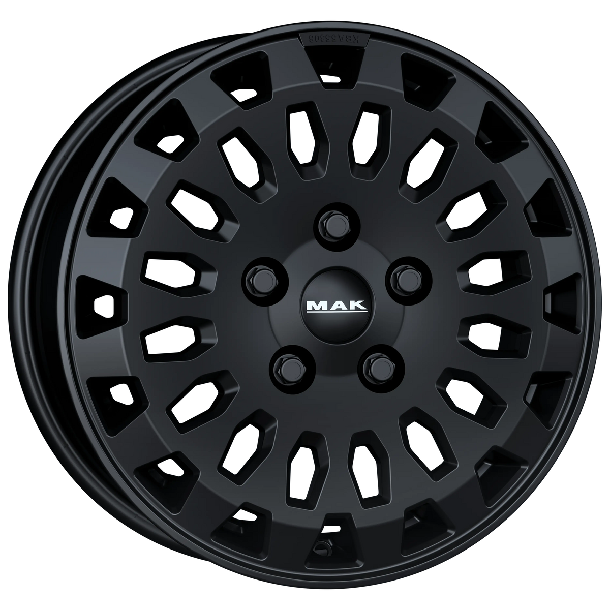 Jante MAK OVERLAND - MATT BLACK 7x17 5X120 ET 51 CB 65.1