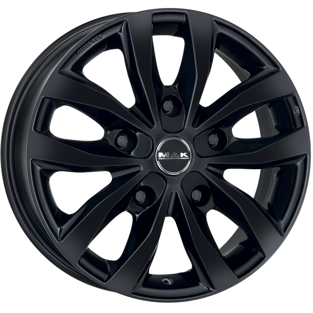 Jante MAK LOAD 5 3 - GLOSS BLACK 6.5x15 5X160 ET 58 CB 65.1