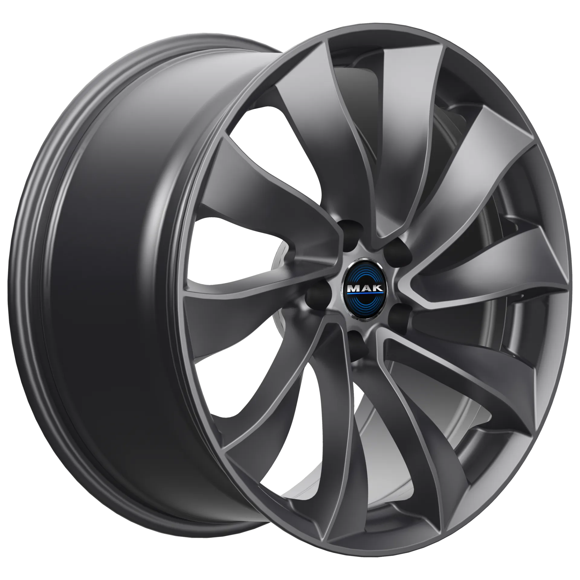 Jante MAK SOLAR - GLOSS GUN METALLIC 8.5x18 5X114.3 ET 40 CB 64.1