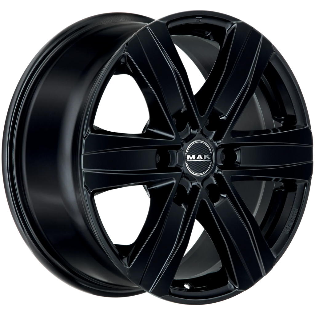 Jante MAK STONE 6 - GLOSS BLACK 8.5x20 6X139.7 ET 20 CB 106.1