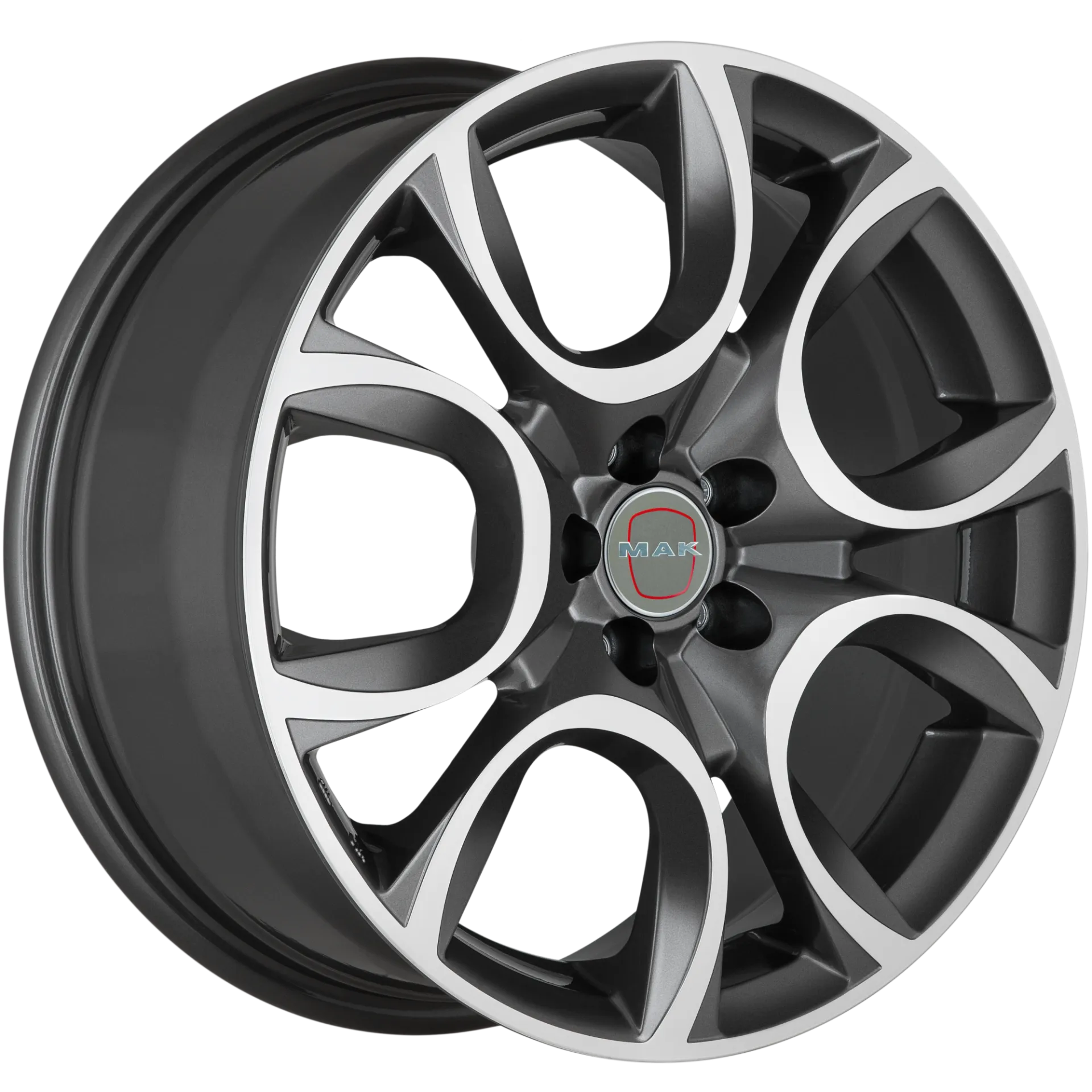 Jante MAK TORINO W - GUN MET-MIRROR FACE 6x15 4X098 ET 35 CB 58.1