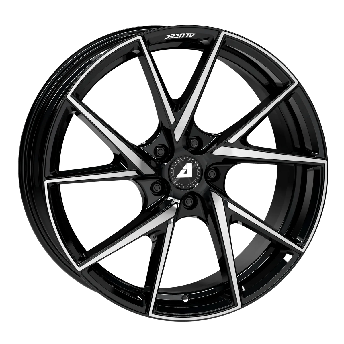 Jante ALUTEC ADX.01 - diamant-schwarz frontpoliert 8.5x18 5X114.3 ET 47 CB 70.1