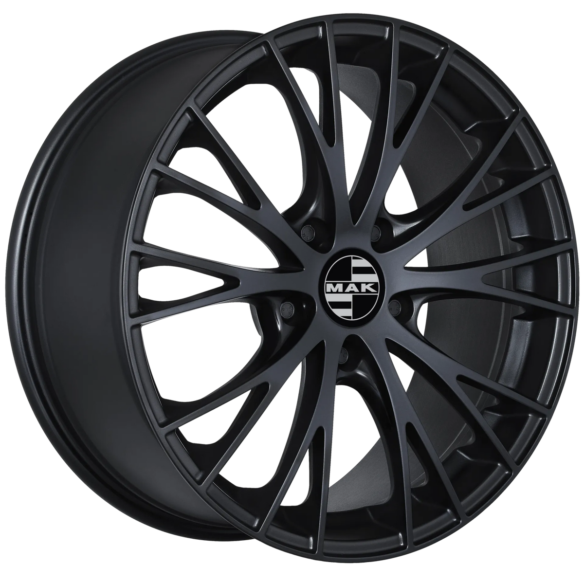 Jante MAK RENNEN - MATT BLACK 11x19 5X130 ET 50 CB 71.6