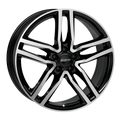 Jante ALUTEC Ikenu - diamond-black frontpolished 8x18 5X112 ET 43 CB 66.5