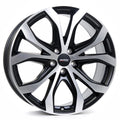 Jante ALUTEC W10-X - RACING SCHWARZ FRONTPOLIERT 8x18 5X120 ET 53 CB 65,1