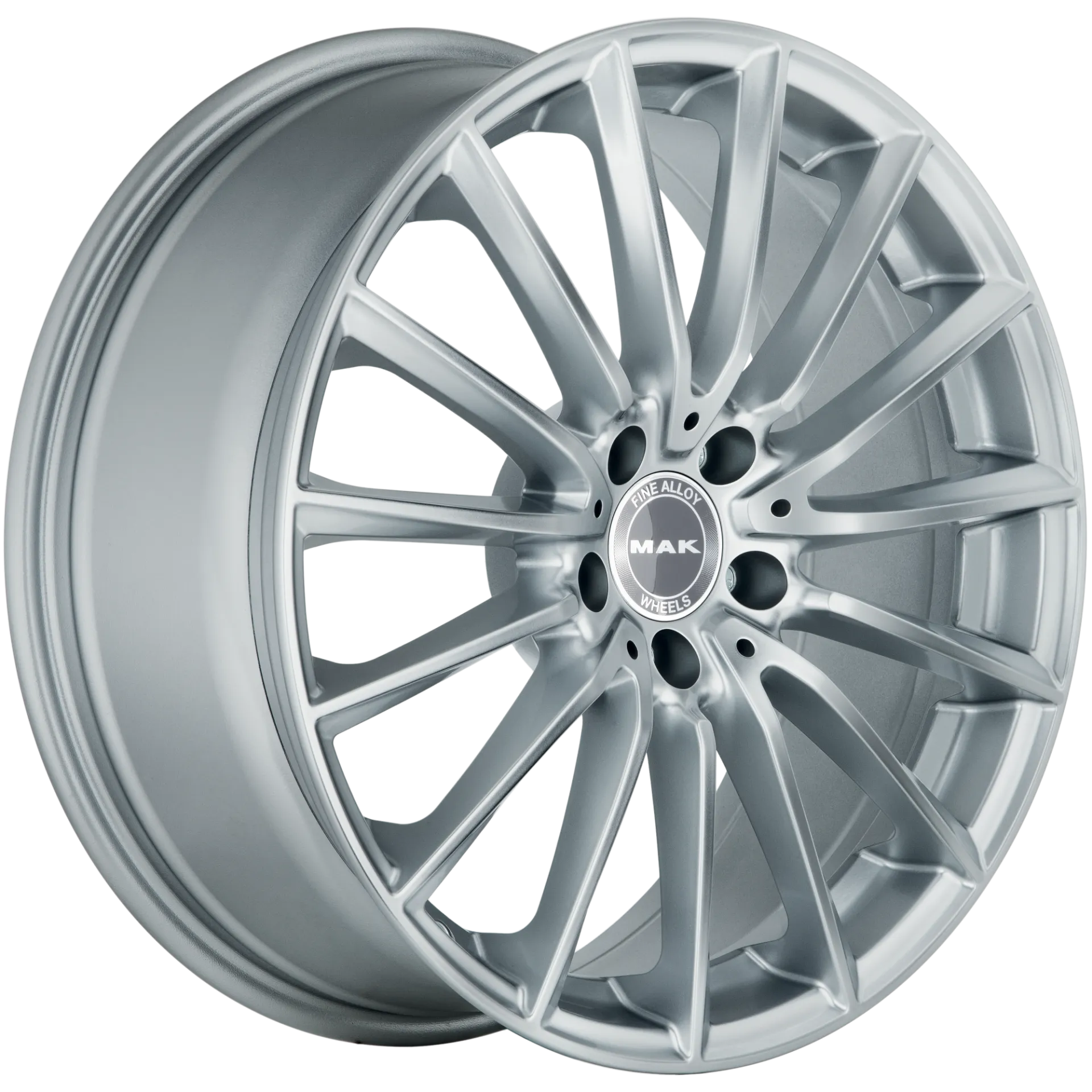 Jante MAK KOMET - SILVER 9x18 5X112 ET 33 CB 66.6