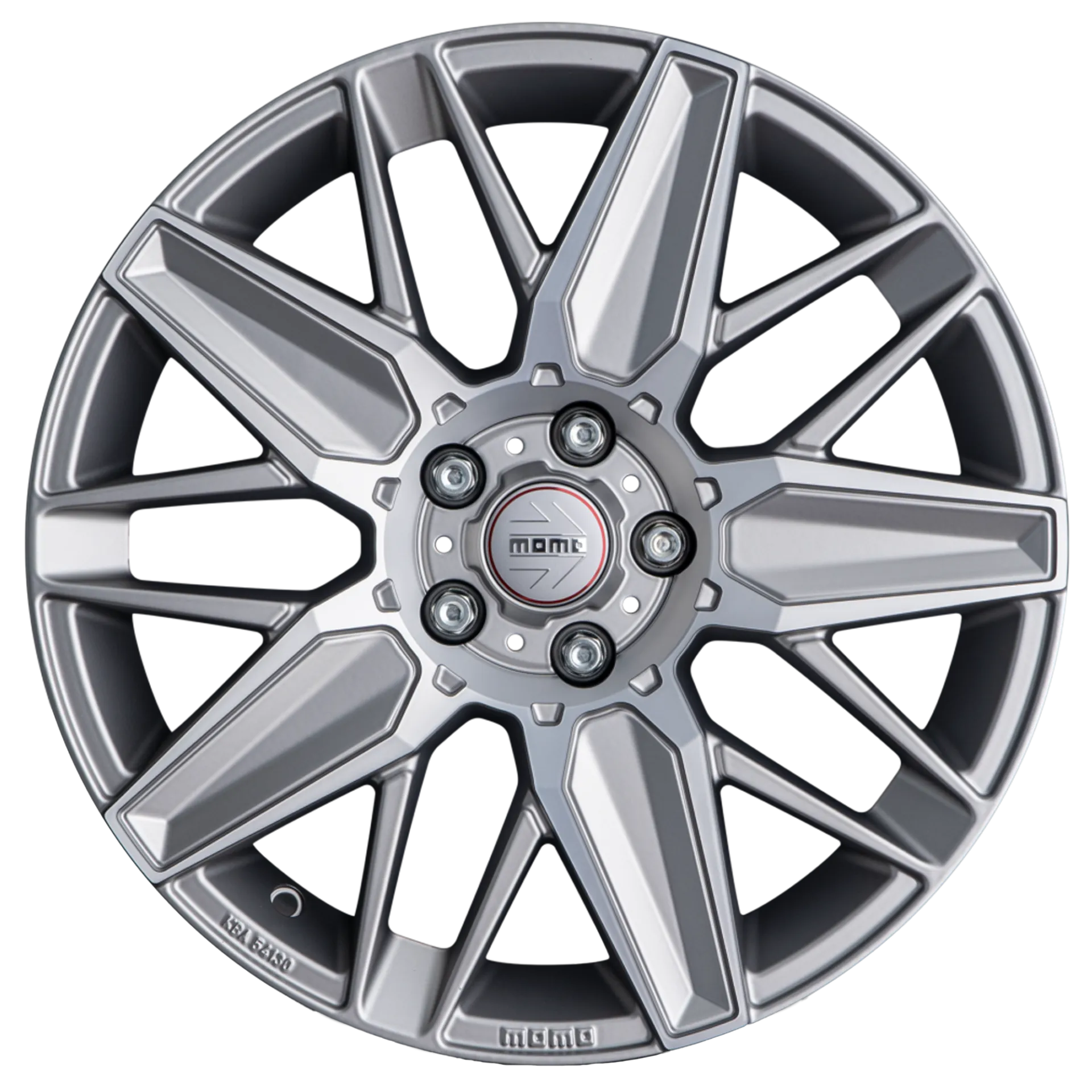 Jante MOMO Evoluzione - Matt Titan Silver Polished 8x18 5X100 ET 42 CB 72.3