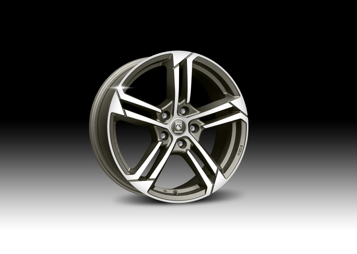 Jante REDS by MOMO TWIST - MATT GRAPHITE POLISHED 7x17 5X112 ET 35 CB 79.6