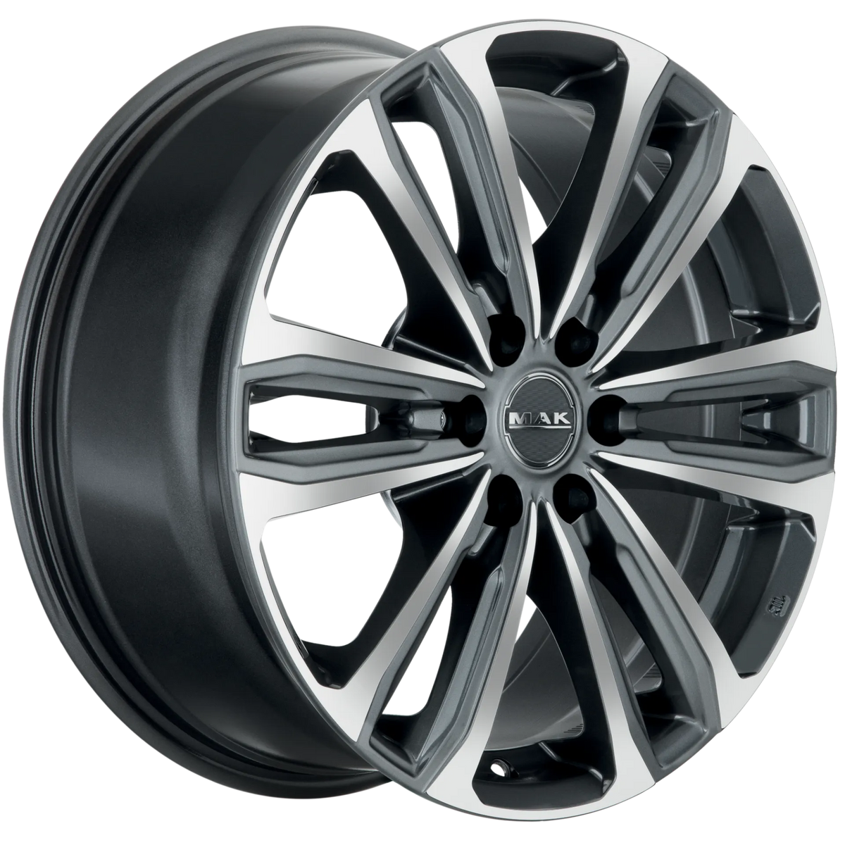 Jante MAK SAFARI 6 - GUN MET-MIRROR FACE 8.5x20 6X139.7 ET 30 CB 100.1