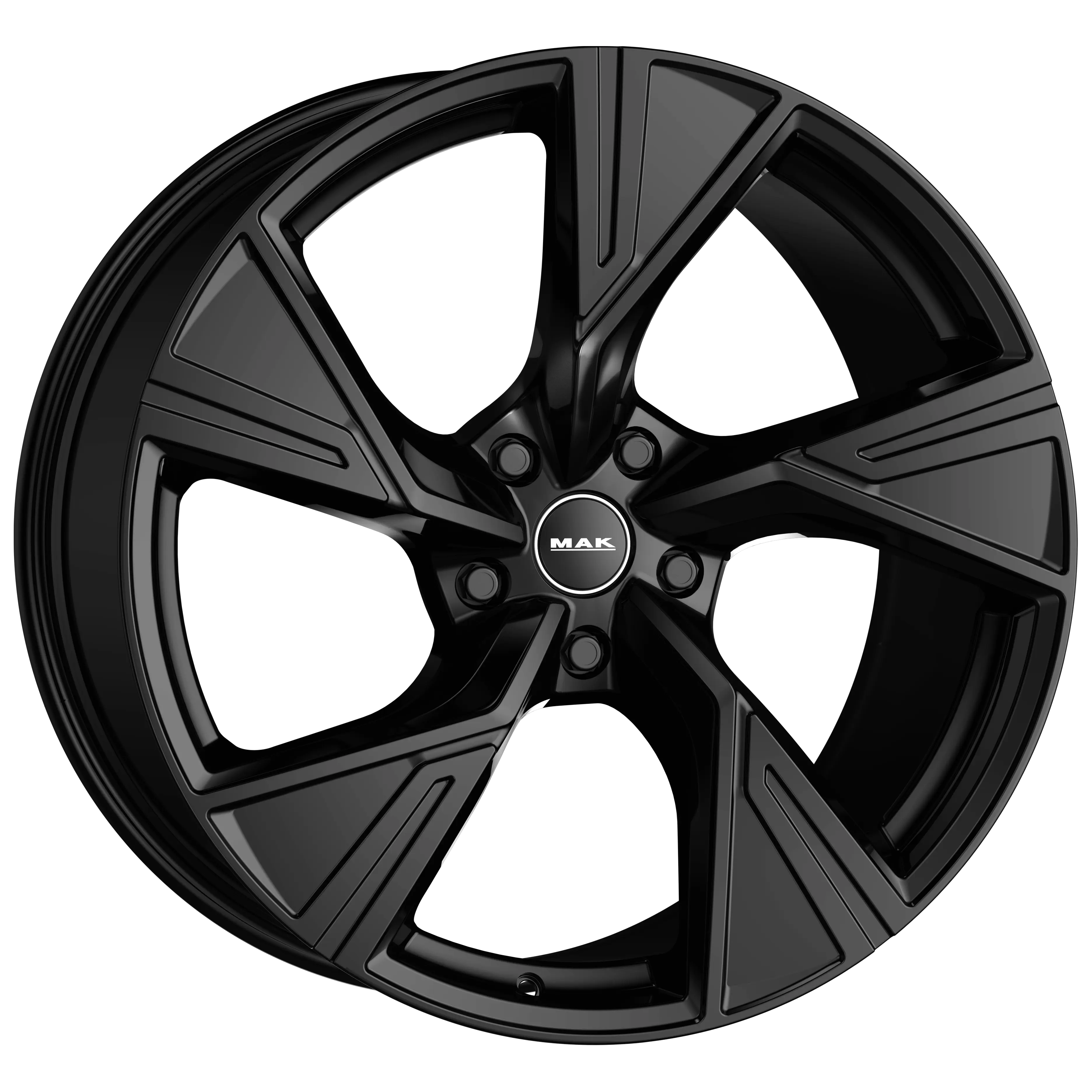 Jante MAK STARK-D - GLOSS BLACK 11.5x22 5X130 ET 51 CB 71.6