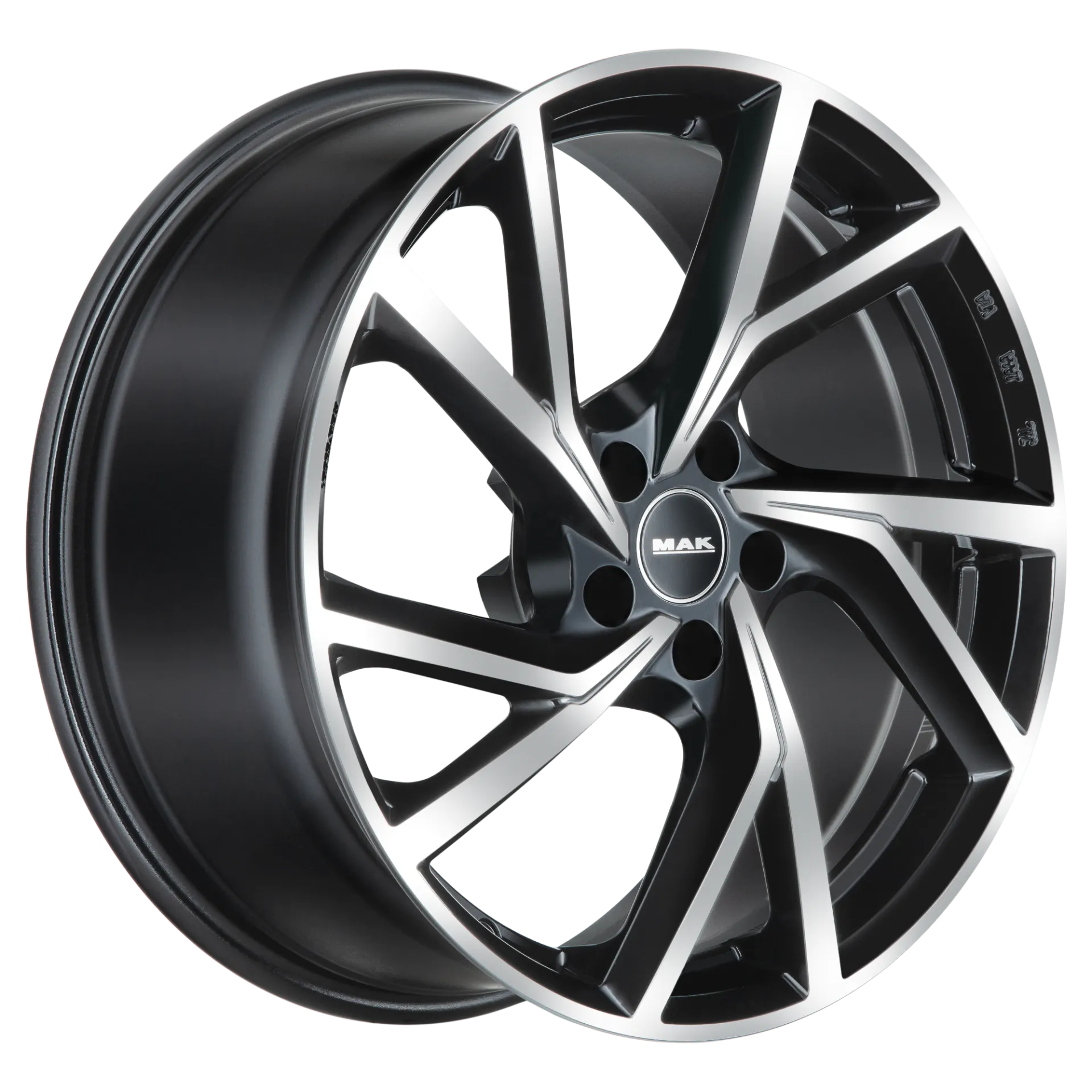 Jante MAK KASSEL - BLACK MIRROR 7.5x18 5X100 ET 39 CB 57.1